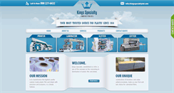 Desktop Screenshot of kingsspecialtyind.com